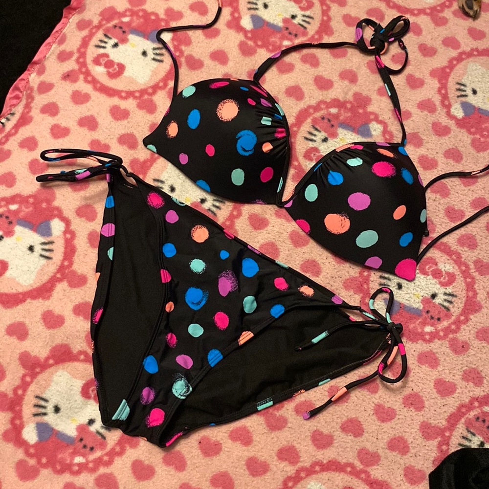 Polka dot bikini